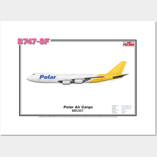 Boeing B747-8F - Polar Air Cargo (Art Print) Posters and Art